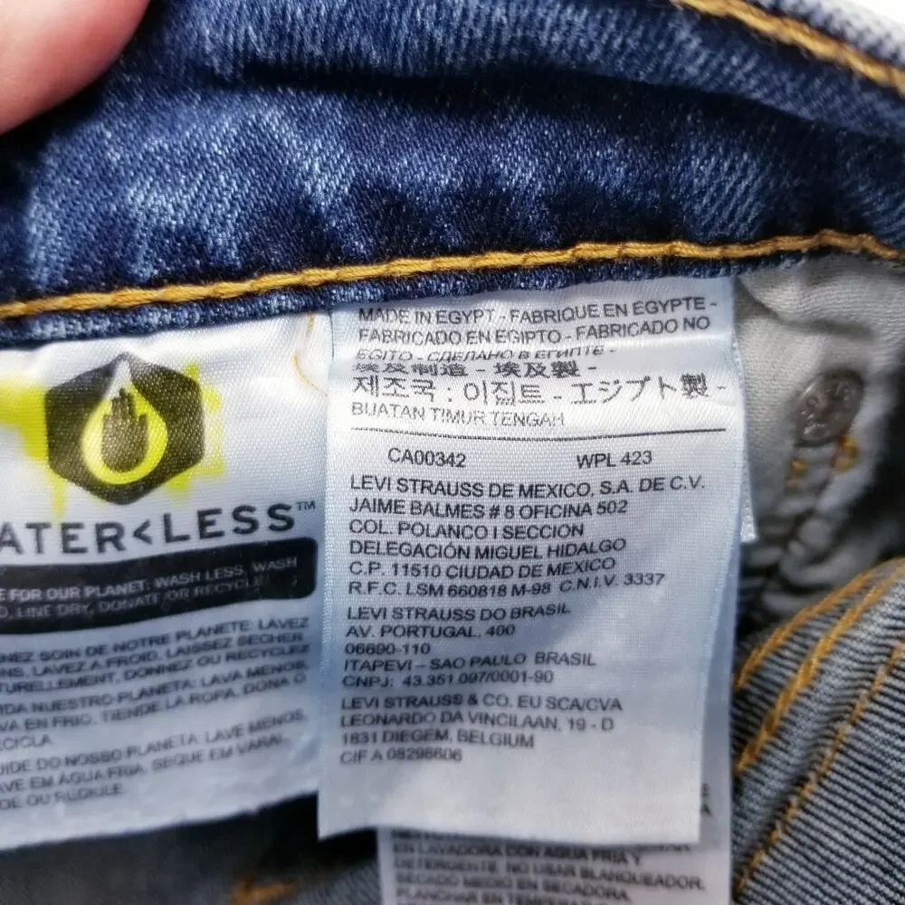LEVI'S 511 Jeans 511-2380 Slim Fit Slight Taper Leg - Size W29 L30